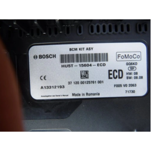 Sterownik BCM kluczyk FORD FIESTA Mk8  1.5 TDCi #3