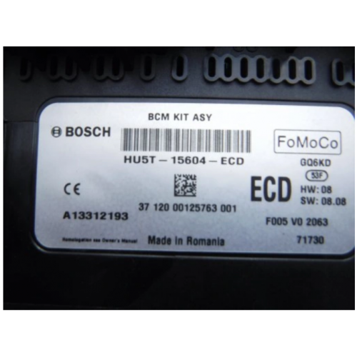 Sterownik BCM kluczyk FORD FIESTA Mk8 1.5 TDCi #4